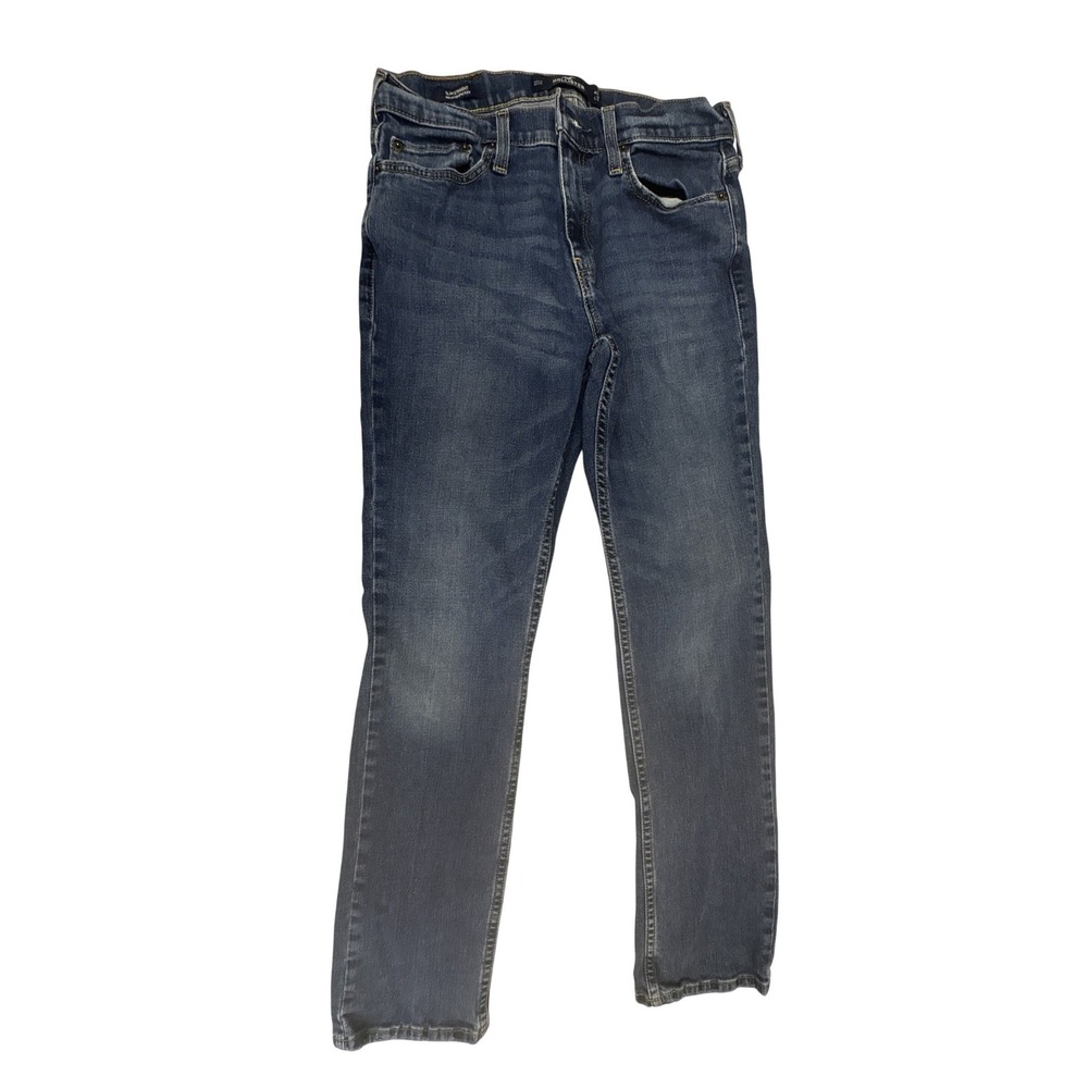 Hollister Slim Straight Epic Flex Jeans Mens 29x32 Medium Wash Blue Denim